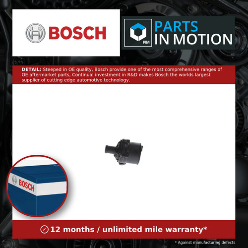 Water pump for parking - pump, heater